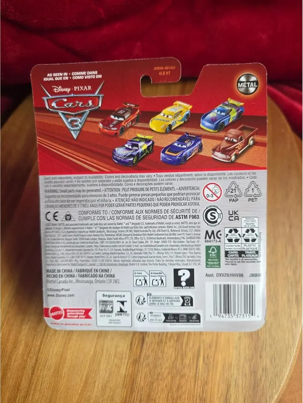 Disney Pixar Cars 3 Ray Reverham Black Pickup NEW Jackson Storm Pit